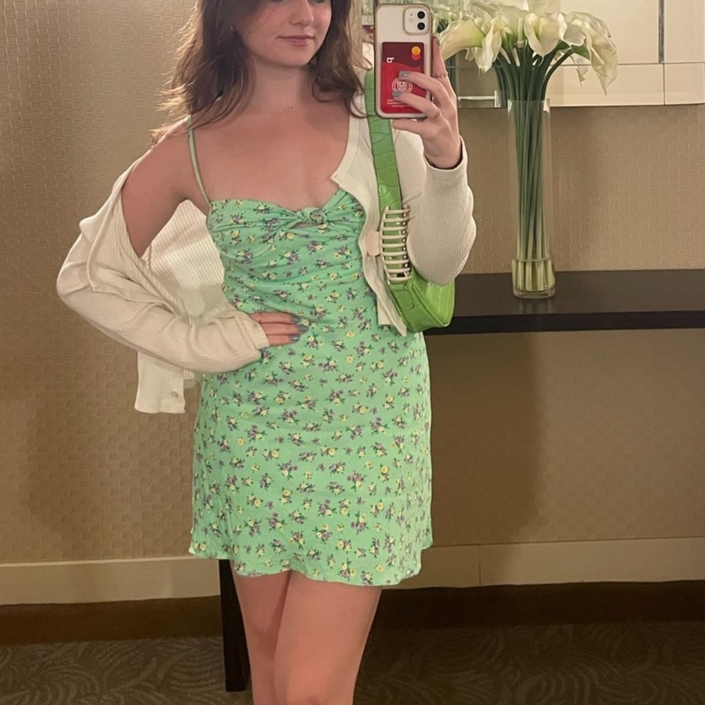 GREEN ZARA DRESS